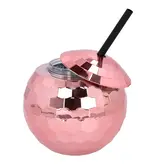 Beker Discobal Met Rietje Roségoud