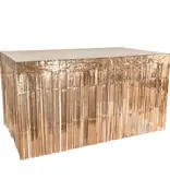 Tafelrok Metallic Roségoud 300x74cm
