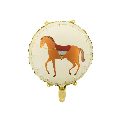 Ronde Folieballon Paard Jumper 45cm