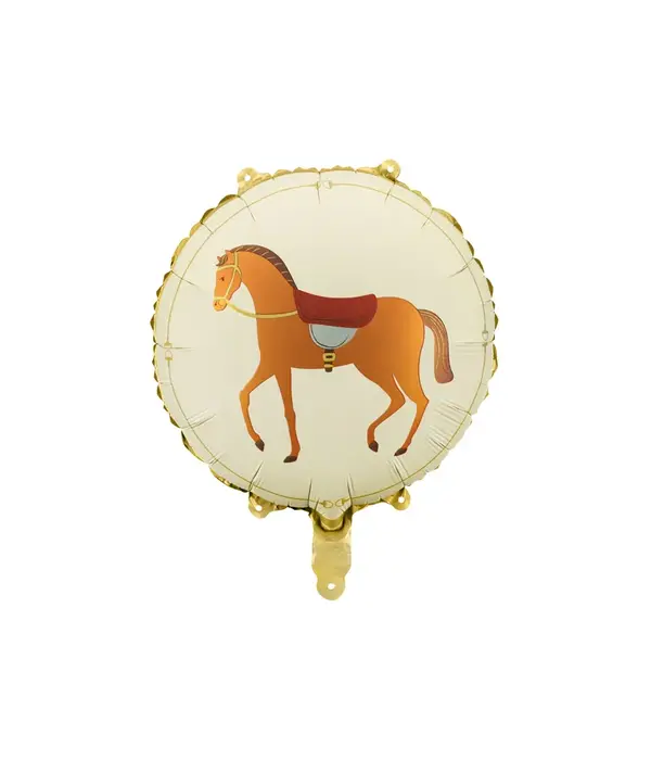 Ronde Folieballon Paard Jumper 45cm