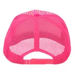 Neon Roze Dollar Pet met Strass