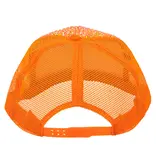 Neon Oranje Dollar Pet met Strass