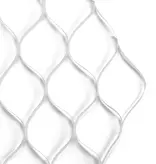 Witte Hartvormig Ballon Frame (63x58cm)