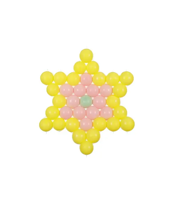 Stervormig Ballon Frame Transparant (63x68cm)