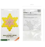 Stervormig Ballon Frame Transparant (63x68cm)