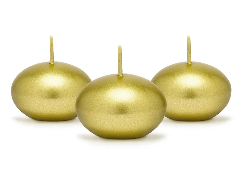 Drijvende Kaars Metallic Goud (50st) afbeelding