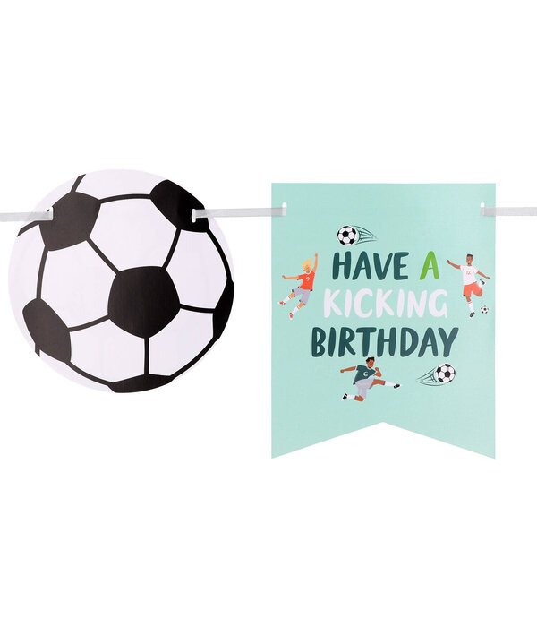 Fantastic Voetbal Vaandel Vlaggenlijn Birthday (6m)