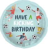 Fantastic Voetbal Birthday Folieballon (45cm)