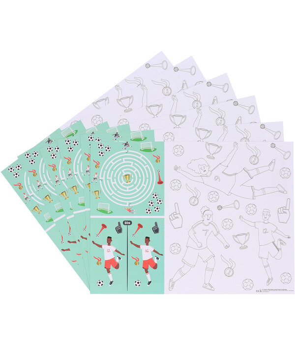 Fantastic Voetbal Activiteiten Placemat (6st)