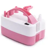 Elektrische Ballonpomp Roze met twee uitgangen