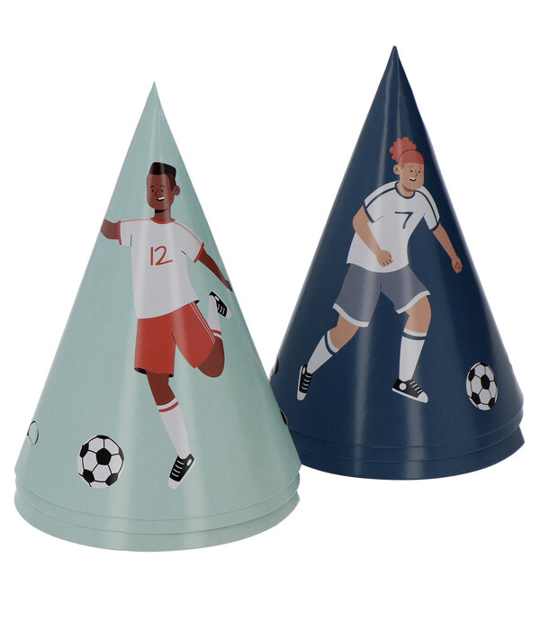 Fantastic Voetbal Feesthoedjes (6st)