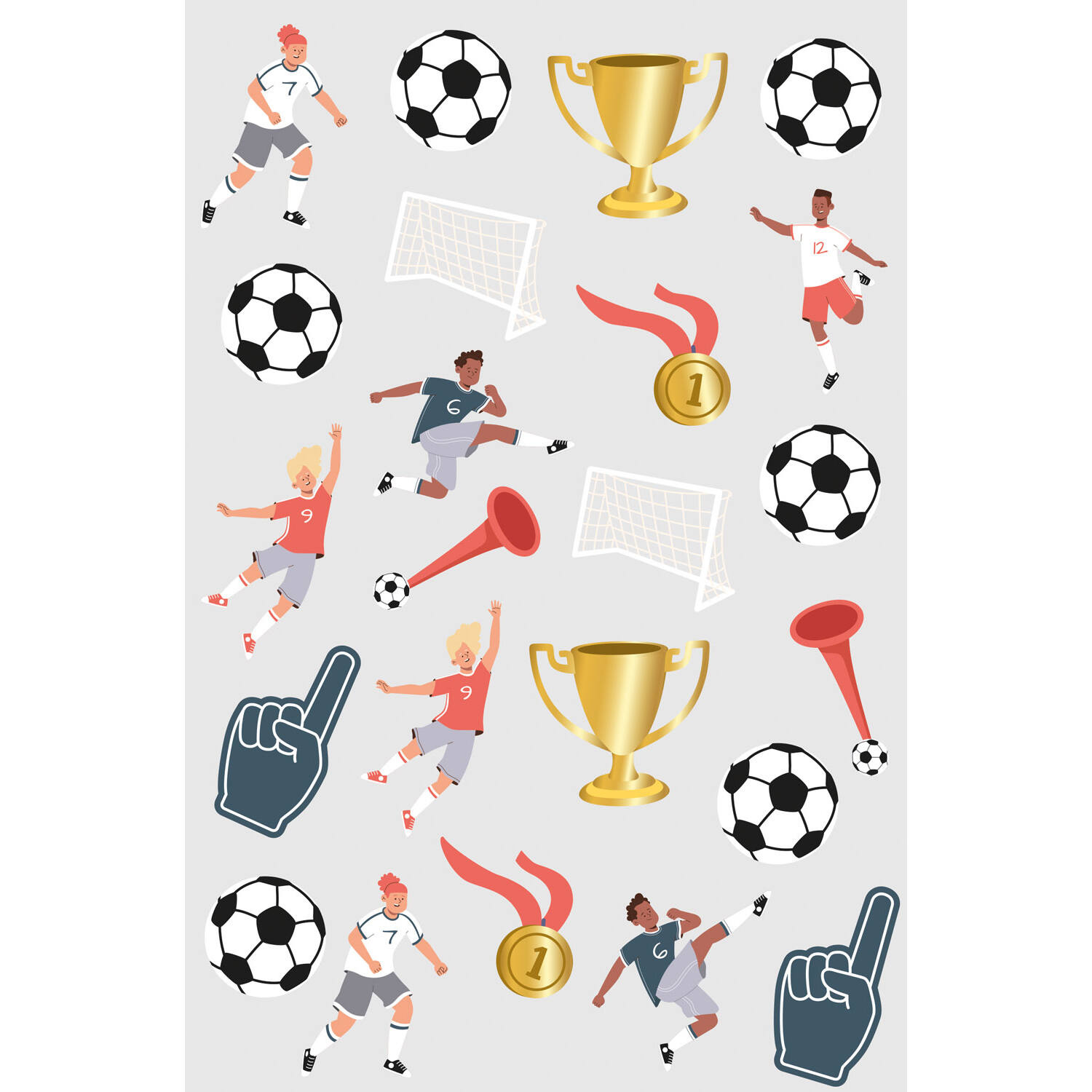 Fantastic Voetbal Plaktattoos (25st) afbeelding