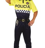 Lokale Spaanse Politie Kostuum Man