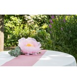 Poederoze Wafelkatoenen Tafelloper (3m)