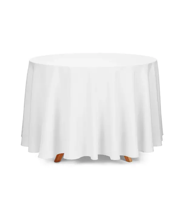 Rond Tafelkleed Wit - 280cm