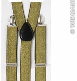 Bretels lurex goud
