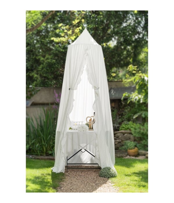 Bruiloft Receptie Ontvangstluifel Met Franjes