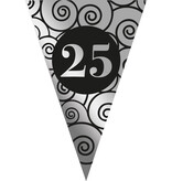 Vlaggenlijn 25 Jaar Jubileum Zilver (5m)