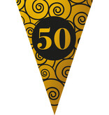 Vlaggenlijn 50 Jaar Jubileum Goud (5m)