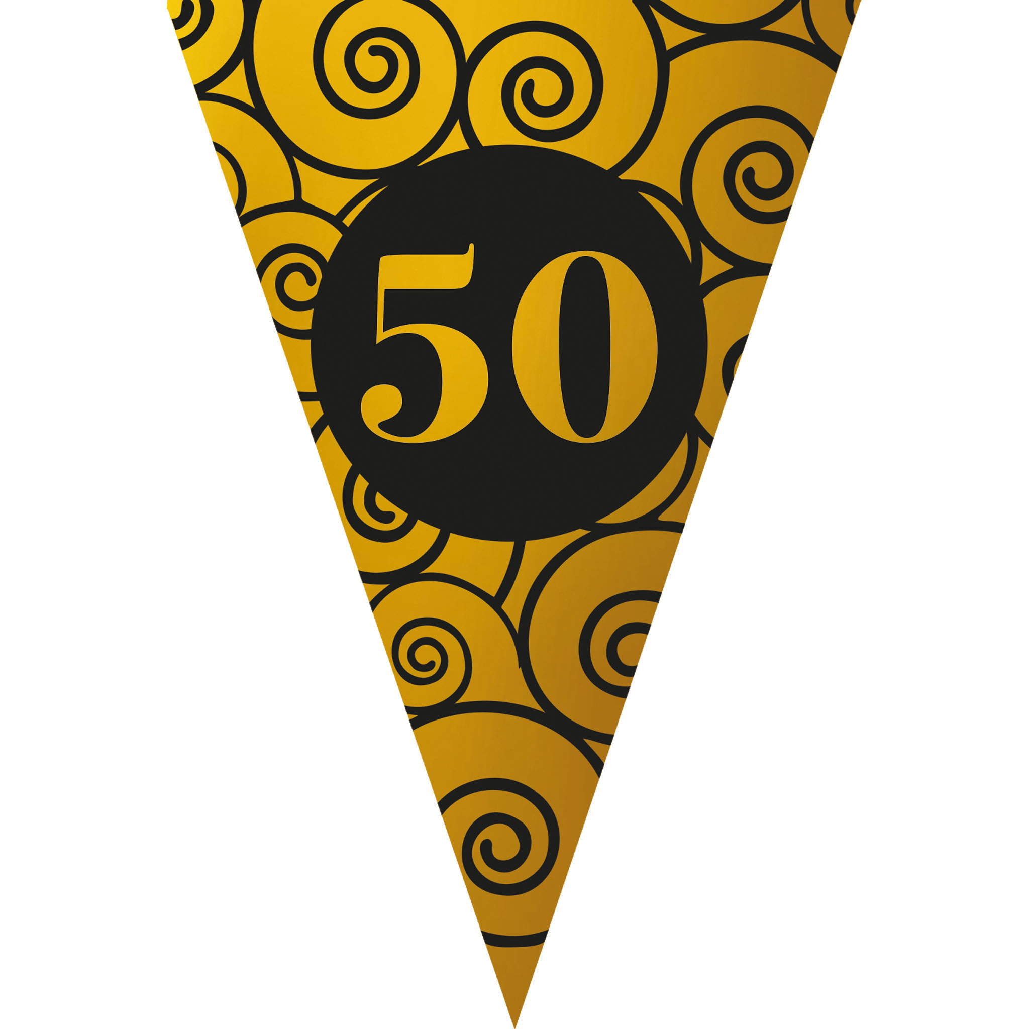 Vlaggenlijn 50 Jaar Jubileum Goud (5m) afbeelding