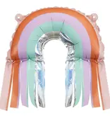 Folieballon Regenboog Met Franjes (38x41cm)