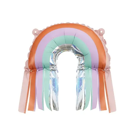 Folieballon Regenboog Met Franjes (38x41cm)