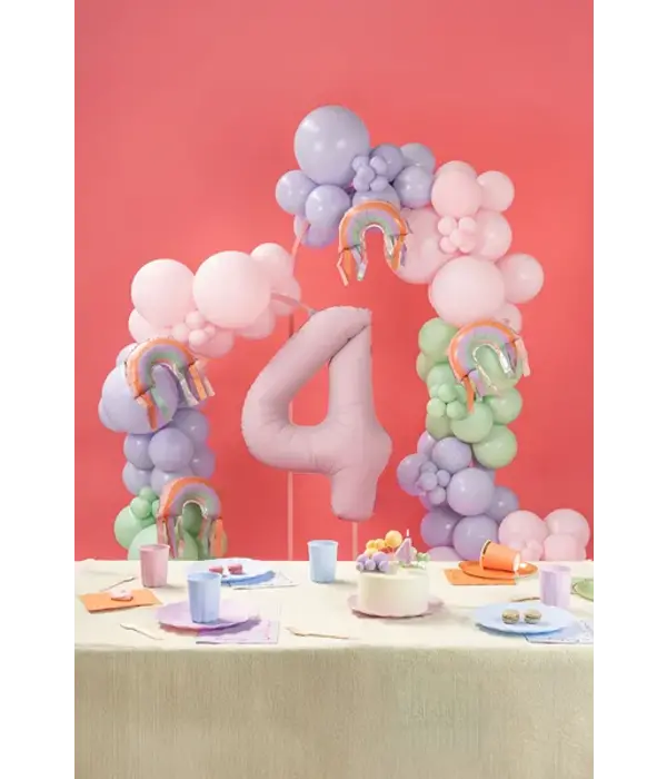 Folieballon Regenboog Met Franjes (38x41cm)