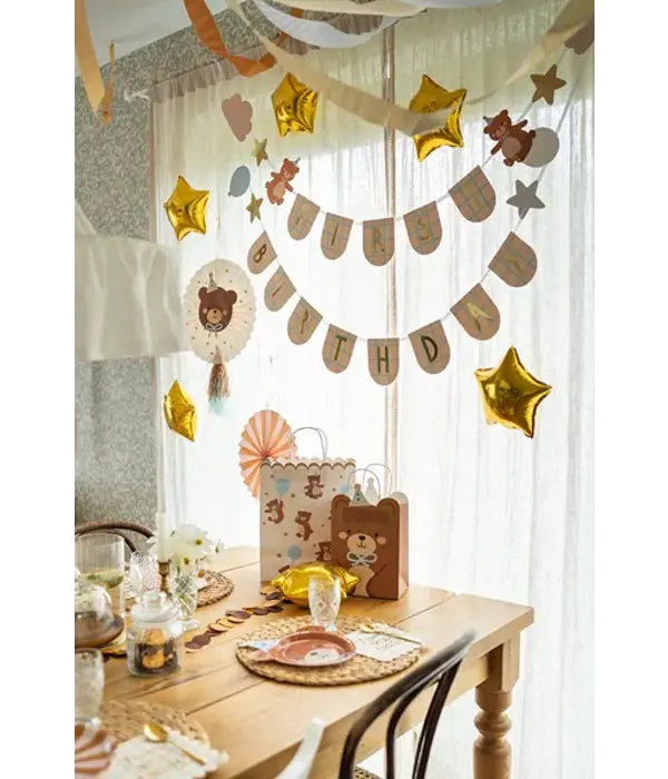 Cadeautas Teddybeertjes Cream