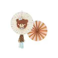 Decoratieve Rozetten Beer (2st)