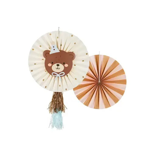 Decoratieve Rozetten Beer (2st)