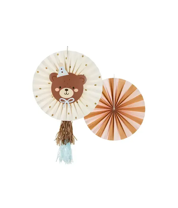 Decoratieve Rozetten Beer (2st)