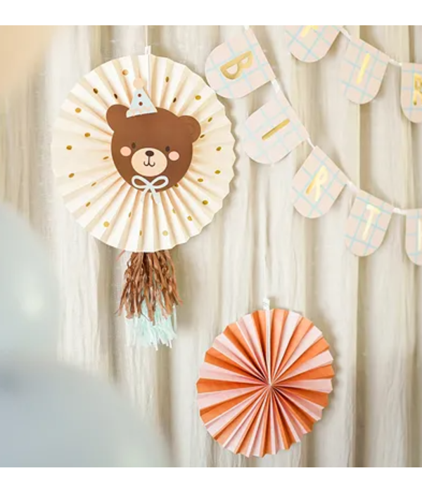 Decoratieve Rozetten Beer (2st)