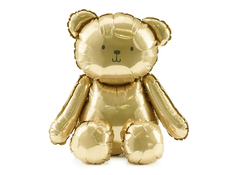 Folieballon Beer Goud (38x42) afbeelding