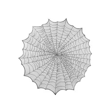 Tafelkleed Rond Spinnenweb (124cm)
