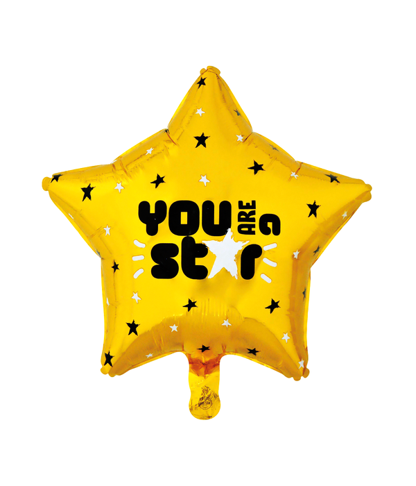 You Are A Star Folieballon Stervorm Goud (46cm)