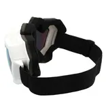 Party Skibril Hartjes Wit Festilove