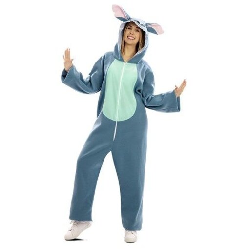 Schattige Blauwe Alien Volwassen One Size