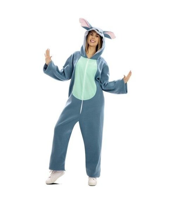 Schattige Blauwe Alien Volwassen One Size