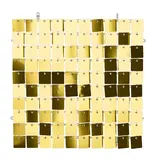 Gouden Paillettenpaneel Backdrop Vierkant (30x30cm)
