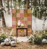 Gouden Paillettenpaneel Backdrop Vierkant (30x30cm)