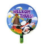 Welkom Thuis Folieballon Koe Cartoon (46cm)