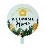 Welcome Home Folieballon Bladeren (46cm)