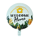 Welcome Home Folieballon Bladeren (46cm)
