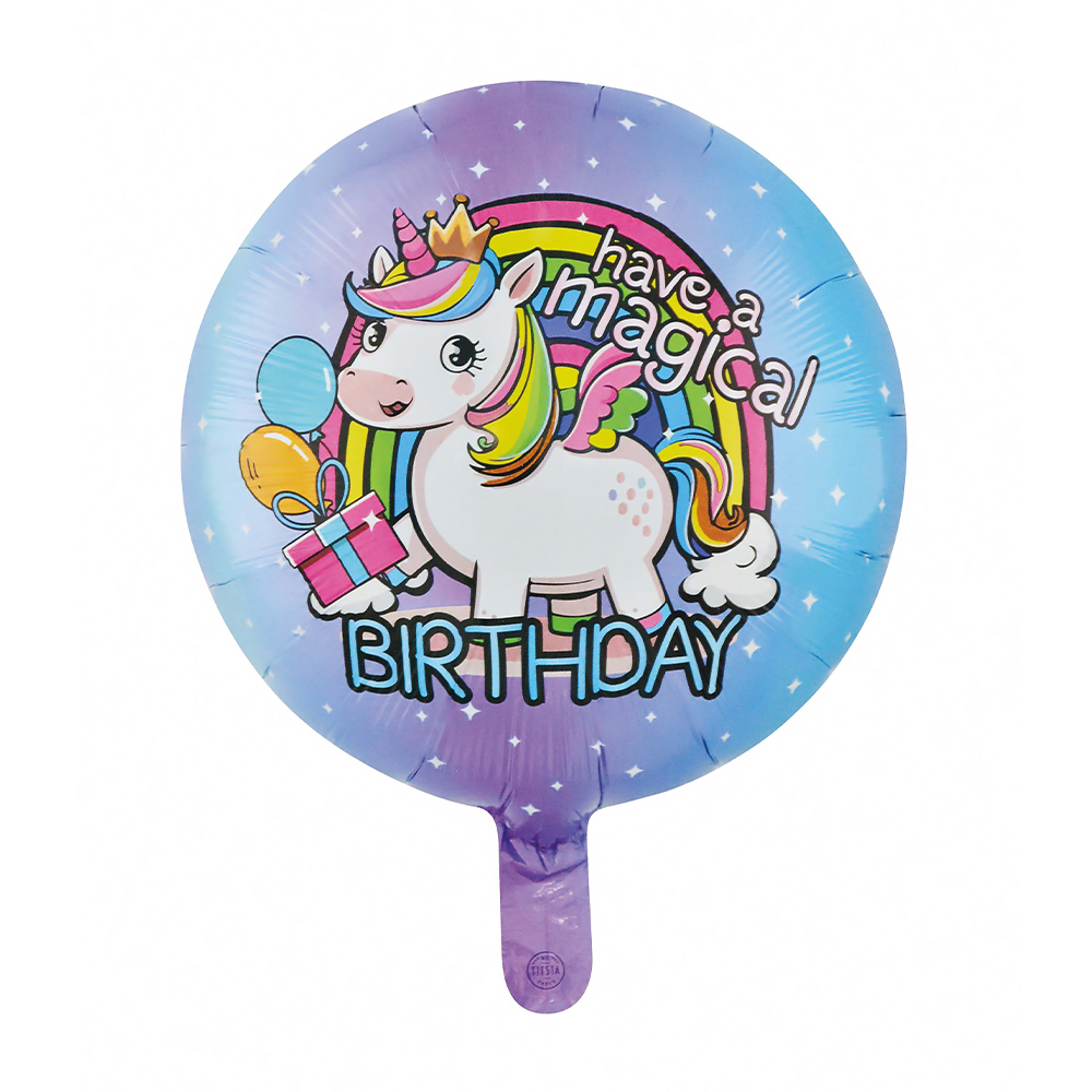 Unicorn Magical Birthday Folieballon (46cm) afbeelding