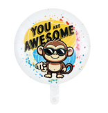 You Are Awesome Folieballon Aap Rond (46cm)