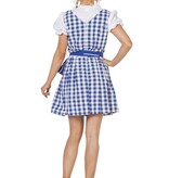 Dirndl Brigitte blauw