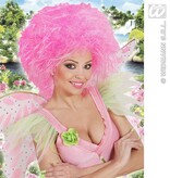 Pruik Fee Neon Roze