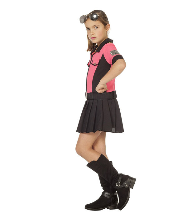 Politie pakje kind roze