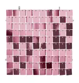 Licht Roze Paillettenpaneel Backdrop Vierkant (30x30 cm)