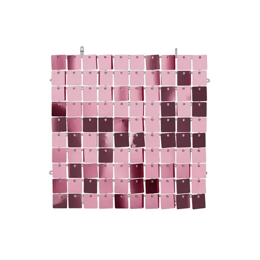 Licht Roze Paillettenpaneel Backdrop Vierkant (30x30 cm)